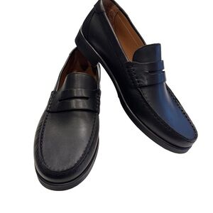 Ted Baker London BLACK Alffie Leather Saddle Loafer. Made in Italy. $259 10M